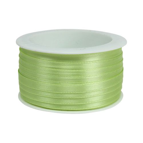 Floristik24 Geschenk- und Dekorationsband 6mm x 50m Pastellgrün