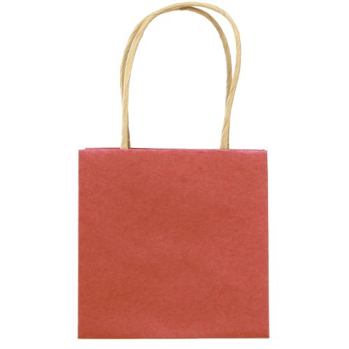 Artikel Geschenktüte mit Henkeln Rot Gold 10,5×10,5cm 8 St