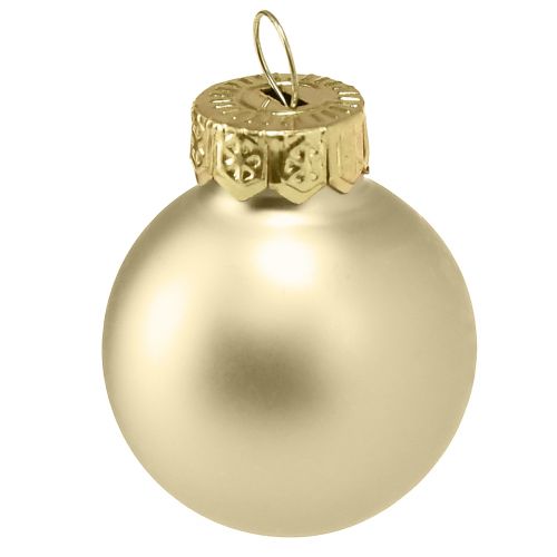 Artikel Mini Christbaumkugeln Glas Pearl Baumkugeln Ø2,5cm 22St