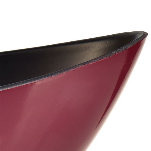 Artikel Moderne Halbmond-Schale dunkelrot aus Kunststoff 39 cm – Vielseitig einsetzbar für Deko – 2St