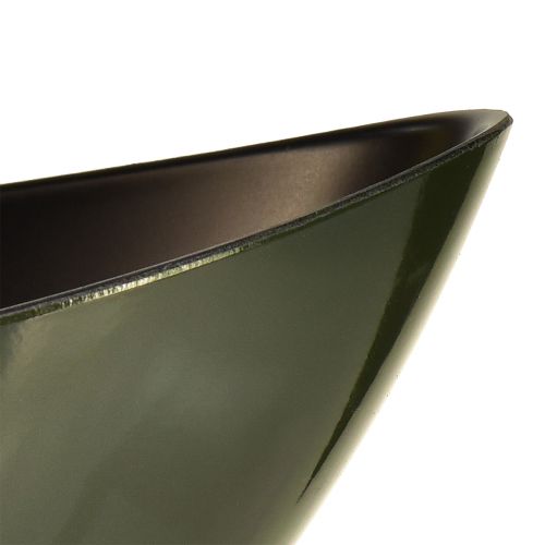 Artikel Stilvolle Schiffchen-Schale in Dunkelgrün – 39 cm – Perfekt für elegantes Servieren und Dekorieren