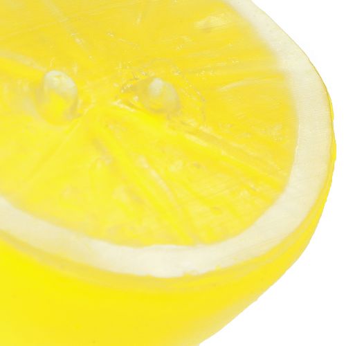 Artikel Zitronen Deko Zitronenhälften künstlich Gelb 5,5×4,5cm 36St