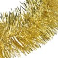 Floristik24 Glamouröse Goldene Lametta-Girlande 270cm– Perfekt für festliche und elegante Dekorationen
