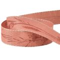 Floristik24 Seidenband Herbst mit Gräsern Dekoband Rot 25mm 18m